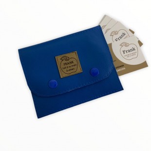 Porte-cartes Frank collection Bleu